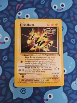 Electabuzz Pokemon TCG 1999 Stamped WB Kids First Movie Promo Rare Vintage Card - Image 1