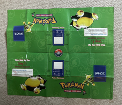Pokemon Playmat Guide Base Set 2 Trading Card Game Double Sided *ORIGINAL OWNER* - Image 1