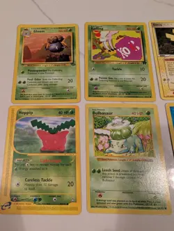 Nintendo Pokemon TCG 8 Card Lot Gloom Koffing Ditto Erika's Paras Hoppip - Image 3