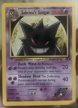 Sabrina's Gengar 29/132 Gym Challenge Unlimited Edition Rare Pokemon - Image 1