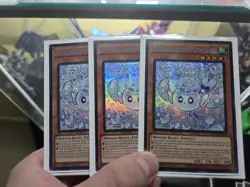 Yugioh Mulcharmy Fuwalos MP25-EN102 1st Edition Prismatic Secret Rare NM x3 - Image 1