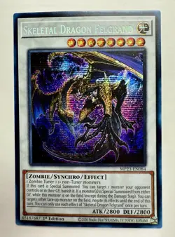 Yugioh Skeletal Dragon Felgrand Prismatic Secret MP23-EN084 1st Edition - Image 1