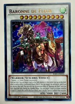 Yugioh! Baronne de Fleur - RA01-EN034 - Ultra Rare - 1st Edition - Image 1