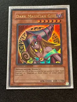 Yu-Gi-Oh! Dark Magician Girl Limited Edition Card ATK/2000 DEF/1700 RDS-ENSE2 - Image 1