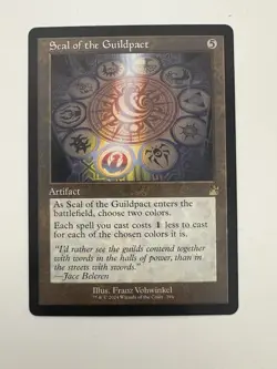 Seal of the Guildpact Retro Frame MTG Magic the Gathering Card NM Near Mint RVR - Image 1