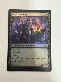 Markov Baron Foil Showcase MTG Magic the Gathering Card NM Near Mint MAT - Image 1
