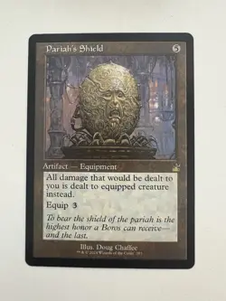 Pariah’s Shield Retro Frame MTG Magic the Gathering Card NM Near Mint RVR - Image 1