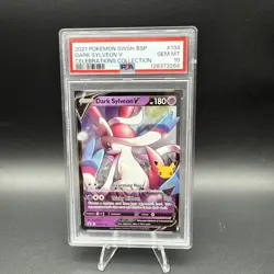 Sylveon v Dark SWSH134 Promo Card Holo PSA 10 - Image 1