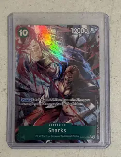 OP13-028 Shanks Alt Art Carrying on His Will One Piece TCG English - NM - Image 1