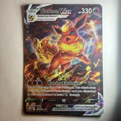 Flareon VMAX Holo ART Card, Full Art, This Is NOT A Pokemon Game Card - Image 1