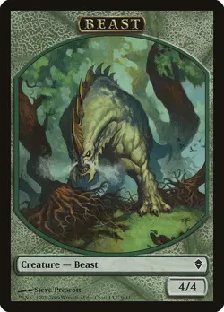 Beast - Non-Foil Token - Zendikar Tokens - 9 | MTG Card - Image 1