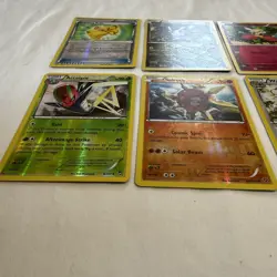 Pokemon Fists XY Lot of 8 Holo Cards Loose Game Played 2014 Red Flabebe Accelgor - Image 2