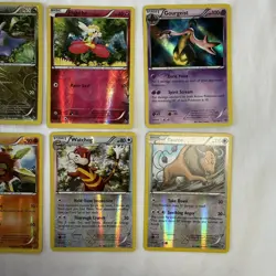 Pokemon Fists XY Lot of 8 Holo Cards Loose Game Played 2014 Red Flabebe Accelgor - Image 5
