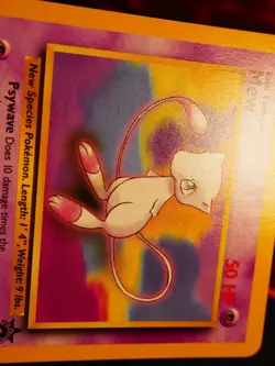 NM Pokemon MEW Card BLACK STAR PROMO Set#8 Wizard of the Coast League Non-Holo#4 - Image 2