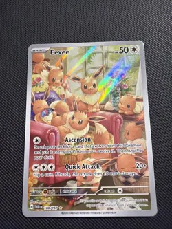 Pokemon Twilight Masquerade Eevee TCG Illustration Card #188/167 - Image 1