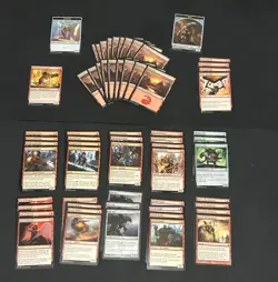 Pauper Red Aggro - MTG Magic 60 Card Deck - Image 1