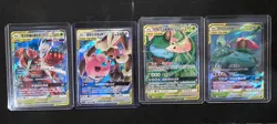 Pokemon Chinese Tag Team Lot 4 Cards - Image 1