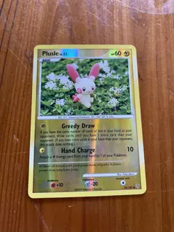 2009 Pokemon - Plusle Lv. 33 76/147 Reverse Holo MP TCG Collectible Card - Image 1