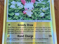 2009 Pokemon - Plusle Lv. 33 76/147 Reverse Holo MP TCG Collectible Card - Image 4