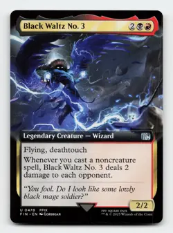 Black Waltz No. 3 (Extended Art)FINAL FANTASY Magic The Gathering Card - Image 1