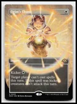 Orim's Chant (Borderless) #323 Modern Horizons 3 Magic The Gathering Card - Image 1