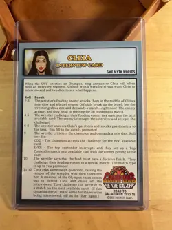 2025 Filsinger Games Champions of the Galaxy Cleia SE Myth Worlds Game Card - Image 3