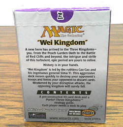 Magic the Gathering Portal Three Kingdoms Wei English Deck New Sealed - Image 2