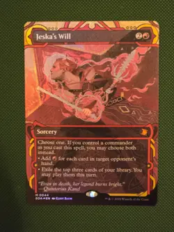 MTG Secrets of Strixhaven Jeska's Will Mythic Foil - Image 1
