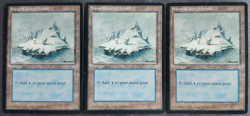 MTG Snow-Covered Island Lot x3 | Ice Age | NM | Blue Basic Land | Old Border | - Image 1