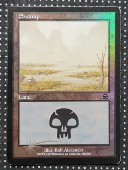 Magic: The Gathering - Mercadian Masques - Swamp Foil - 340/350 - Land - Image 1