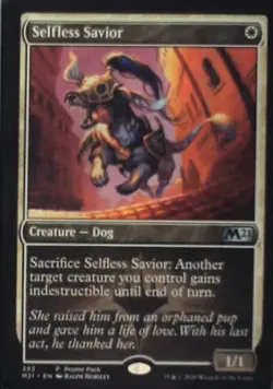 Selfless Savior - Promo Pack: Core Set 2021: #393, Magic: The Gathering Nm C359 - Image 1