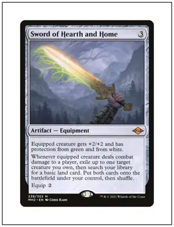 Sword of Hearth and Home, Modern Horizons 2, Magic the Gathering MTG NM - Image 1