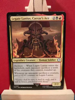 Legate Lanius, Caesar's Ace - Fallout (Universes Beyond) - Uncommon - NM - MTG - Image 1