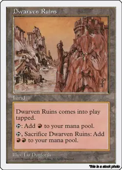 EN Dwarven Ruins 71 Fifth Edition Uncommon LP - Image 1