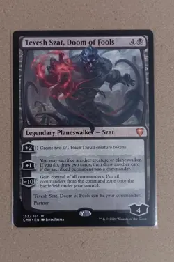 Tevesh Szat, Doom of Fools #153 MTG: Commander Legends, English Regular NM - Image 1