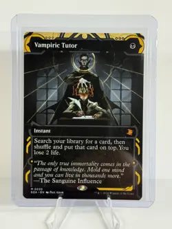 Wizards of the Coast Vampiric Tutor Extended Art Instant Black MTG 0035 EN - Image 1