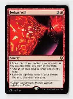 Jeska's Will Commander Legends: Battle for Baldur's Gate Magic The Gathering - Image 1