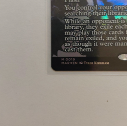 MTG - FOIL Opposition Agent (Borderless) - Marvel Eternal-Legal (MAR) - Image 5