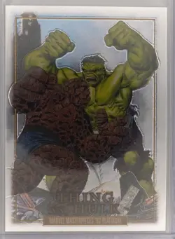 Thing Vs. Hulk 2024 Marvel Masterpieces 92 Platinum Battle Spectrum #BS-1 - Image 1