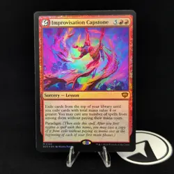 MTG Improvisation Capstone Foil - Secrets of Strixhaven (SOS) #120 Mythic Magic - Image 1