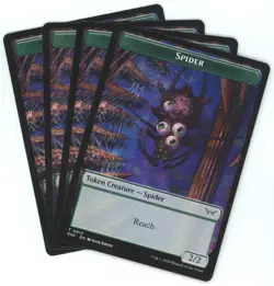 x4 Spider / Manifest (Token) - Duskmourn: House of Horror - MTG - Image 1