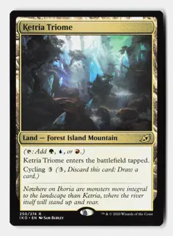 Ketria Triome 250 Rare Ikoria: Lair of Behemoths Magic: The Gathering Near Mint - Image 1