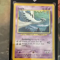 Pokemon TCG Lugia 20/64 Neo Revelation Unlimited Rare Regular English 2000 - Image 1