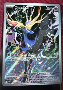 Pokemon TCG Xerneas 091/086 Illustration Rare Full Art Holo Card - Image 1