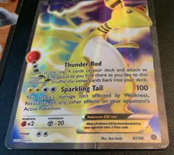 Ampharos EX 2015 Pokemon XY Ancient Origins Full Art Ultra Rare #87/98 - HP/DMG - Image 2