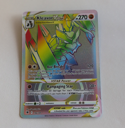 Kleavor VSTAR Rainbow Secret Rare 196/189 Swsh10 Astral Radiance Holo EN - Image 1