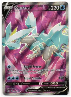 Kyurem V 174/196 Ultra Rare Lost Origin Pokemon Near Mint - Image 1
