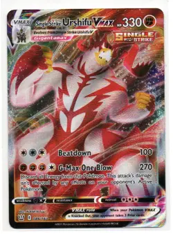 Single Strike Urshifu VMAX 086/163 Holo VMAX Rare Battle Styles Pokemon Holo NM - Image 1