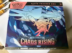 Pokemon TCG: Mega Evolution Chaos Rising Elite Trainer Box ETB Factory Sealed - Image 1