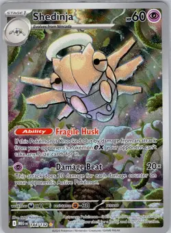 Shedinja 144/132 Illustration Rare Mega Evolution NM - Image 1